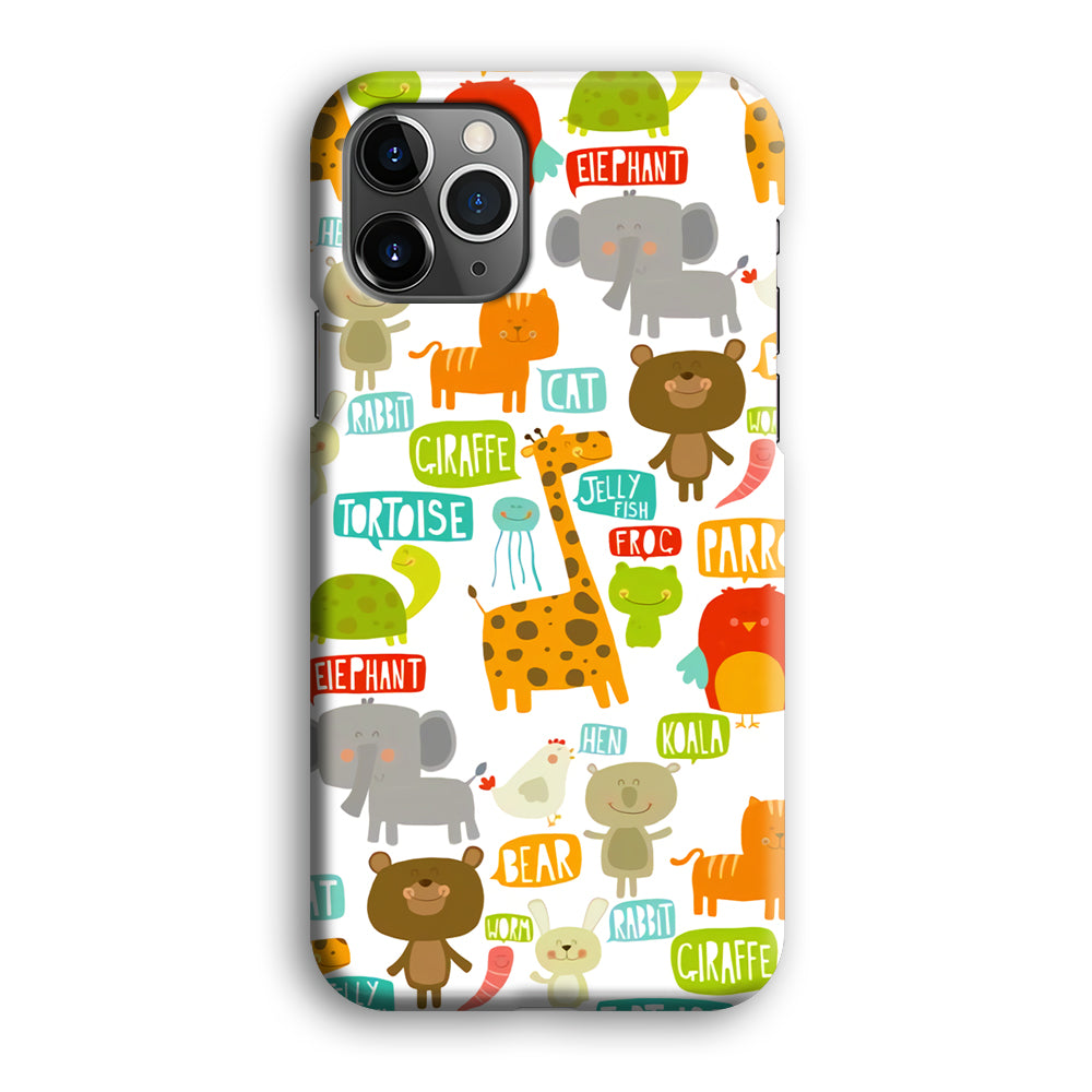 The Animal Expression Zoo Life iPhone 12 Pro 3D Case
