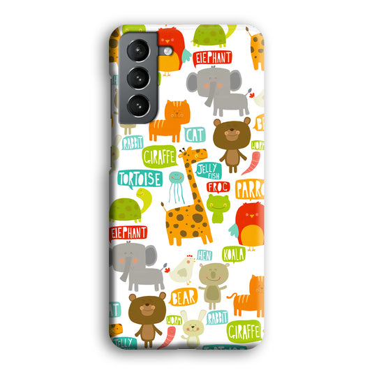 The Animal Expression Zoo Life Samsung Galaxy S21 Plus 3D Case