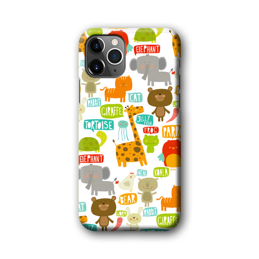 The Animal Expression Zoo Life iPhone 11 Pro Max 3D Case