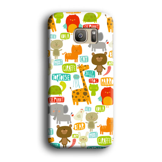 The Animal Expression Zoo Life Samsung Galaxy S7 3D Case