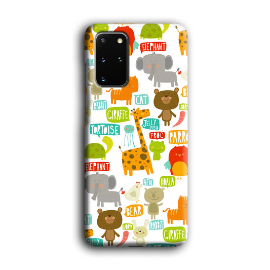 The Animal Expression Zoo Life Samsung Galaxy S20 Plus 3D Case