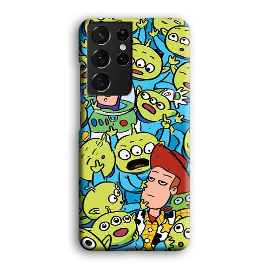 The Famous Cartoon with Doodle Art Samsung Galaxy S21 Ultra 3D Case