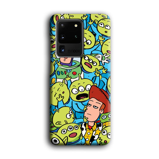 The Famous Cartoon with Doodle Art Samsung Galaxy S20 Ultra 3D Case