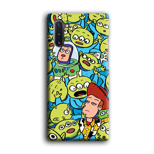 The Famous Cartoon with Doodle Art Samsung Galaxy Note 10 3D Case