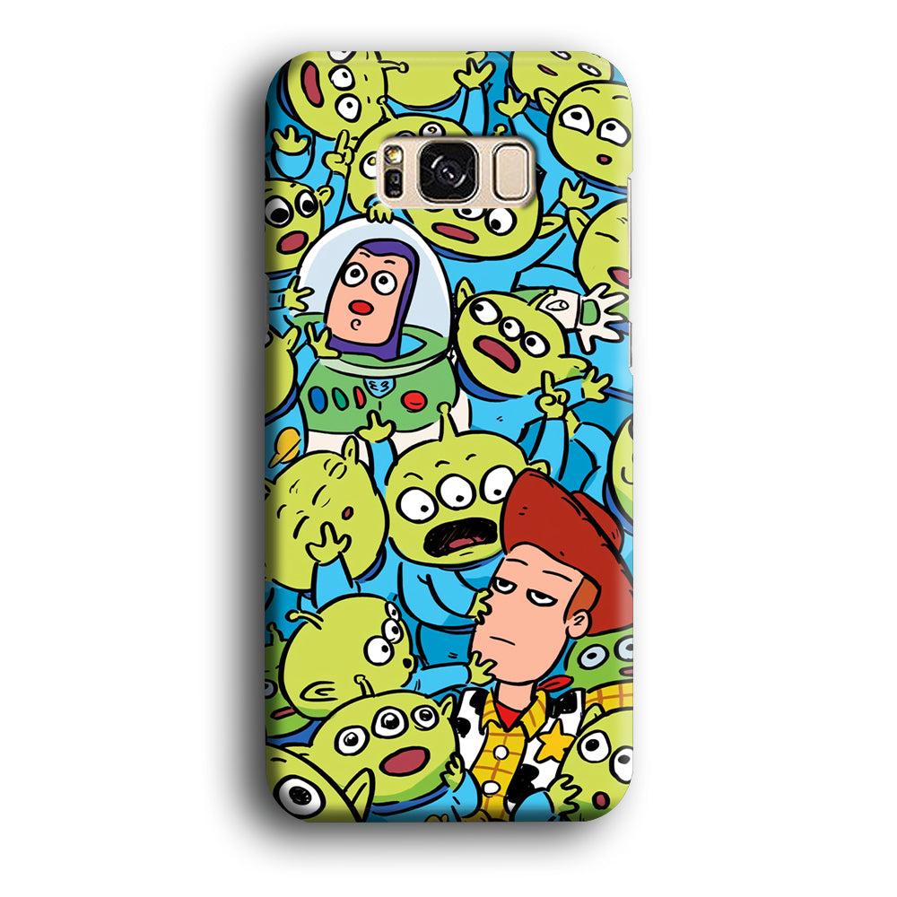 The Famous Cartoon with Doodle Art Samsung Galaxy S8 3D Case