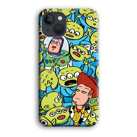 The Famous Cartoon with Doodle Art iPhone 13 3D Case