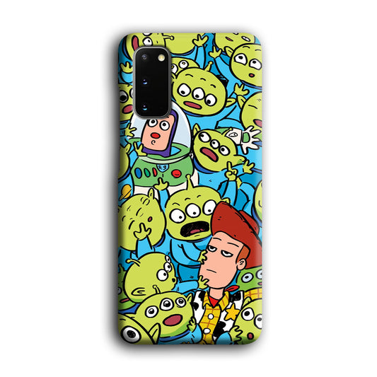 The Famous Cartoon with Doodle Art Samsung Galaxy S20 3D Case
