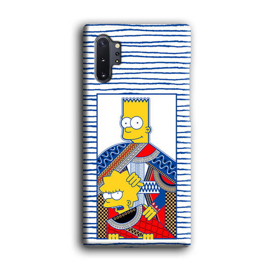 The King Bart and Sister Samsung Galaxy Note 10 Plus 3D Case