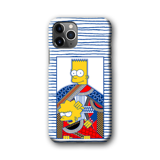 The King Bart and Sister iPhone 11 Pro Max 3D Case