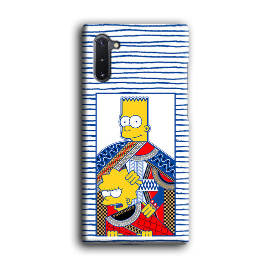 The King Bart and Sister Samsung Galaxy Note 10 3D Case