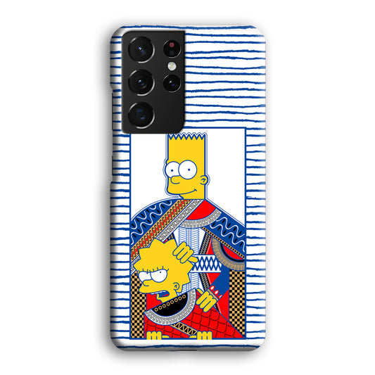 The King Bart and Sister Samsung Galaxy S21 Ultra 3D Case
