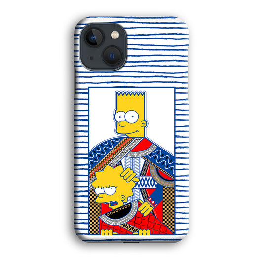 The King Bart and Sister iPhone 13 3D Case