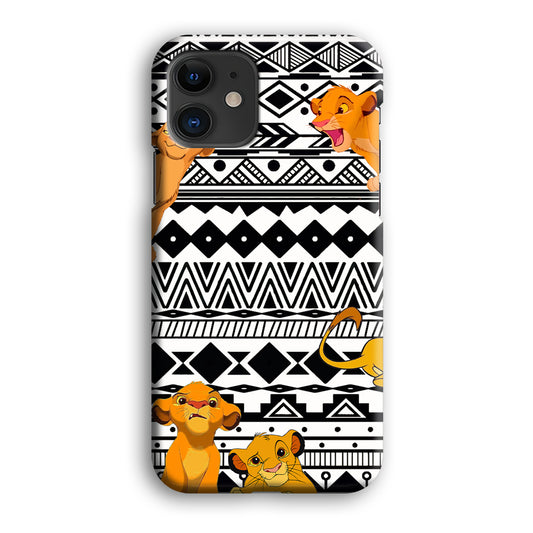 The Lion King Playground and Art iPhone 12 3D Case