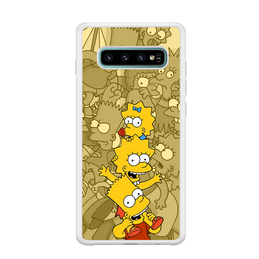 The Simpson Family Warmth Samsung Galaxy S10 Plus Case