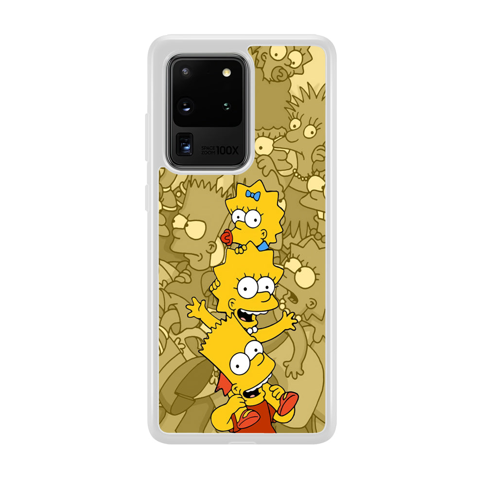 The Simpson Family Warmth Samsung Galaxy S20 Ultra Case