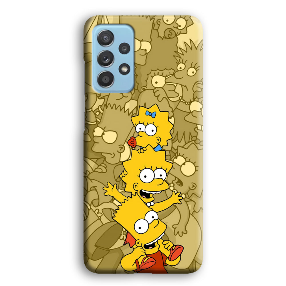 The Simpson Family Warmth Samsung Galaxy A52 Case