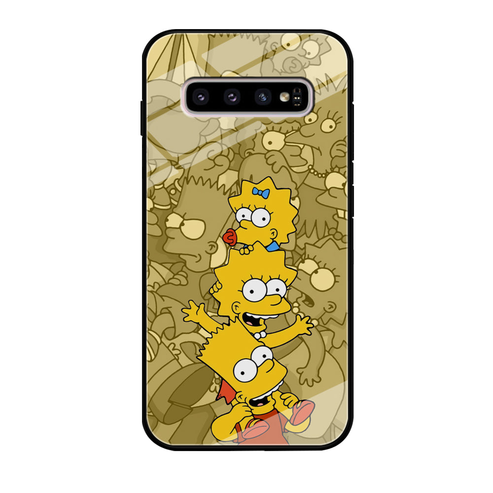 The Simpson Family Warmth Samsung Galaxy S10 Plus Case