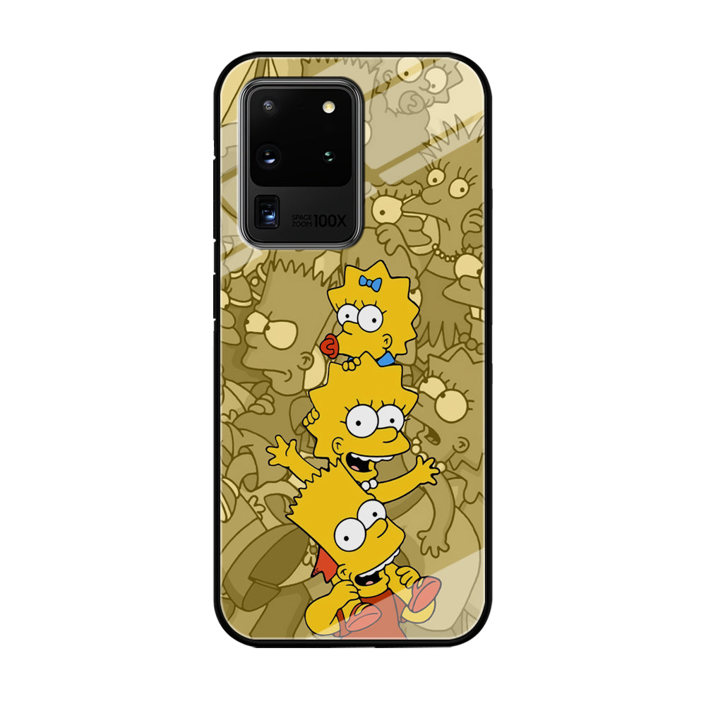 The Simpson Family Warmth Samsung Galaxy S20 Ultra Case