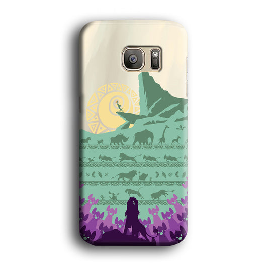 The Lion King Art Samsung Galaxy S7 Edge 3D Case