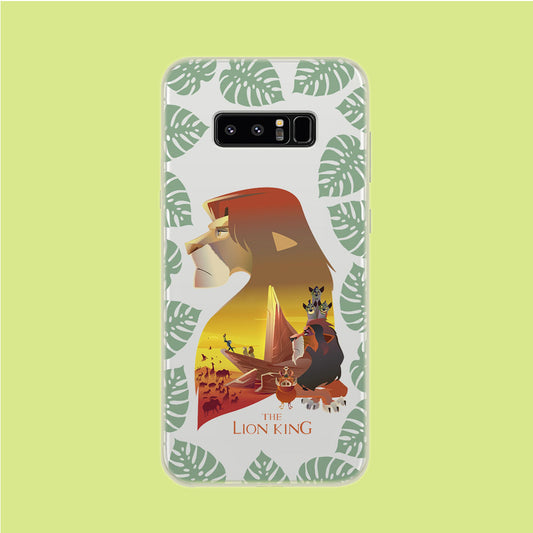 The Lion King Faith of Honour Samsung Galaxy Note 8 Clear Case