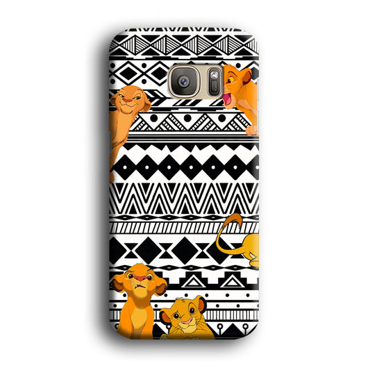 The Lion King Playground and Art Samsung Galaxy S7 Edge 3D Case