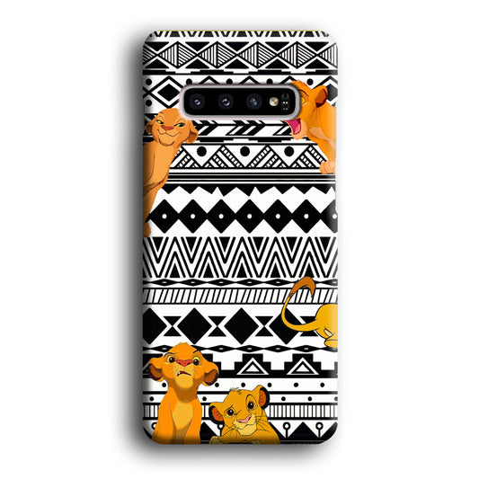 The Lion King Playground and Art Samsung Galaxy S10 3D Case