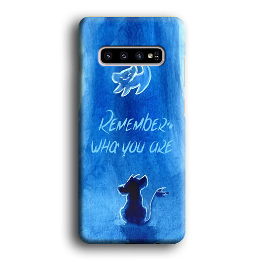 The Lion King Reflection Samsung Galaxy S10 3D Case