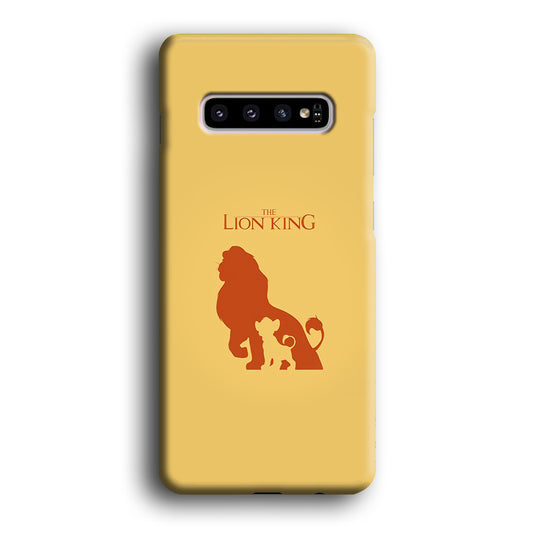 The Lion King Silhouette Samsung Galaxy S10 3D Case