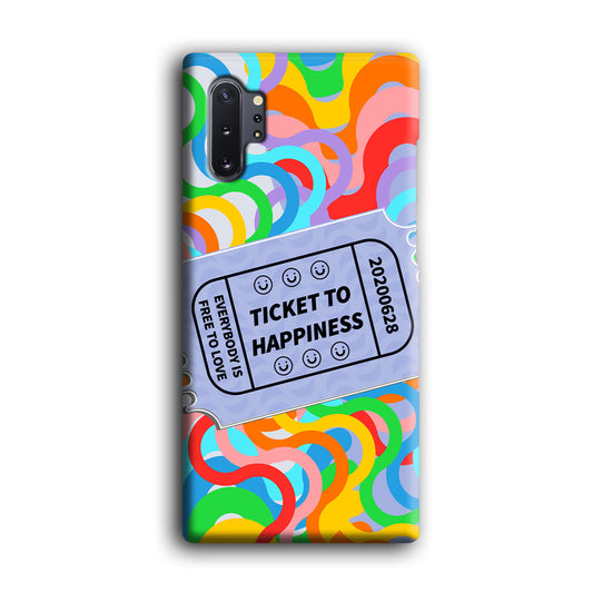 Ticket to Happiness Samsung Galaxy Note 10 Plus 3D Case