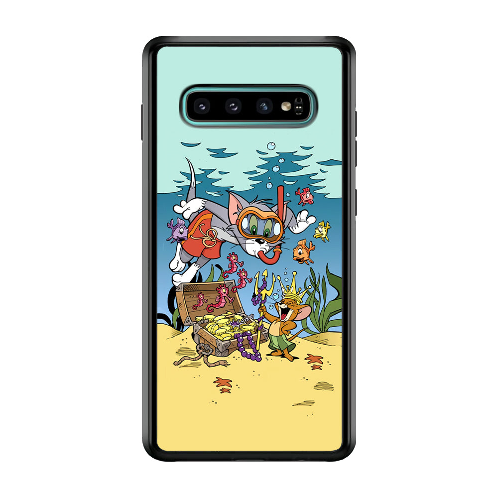 Tom and Jerry The King of The Sea Samsung Galaxy S10 Case