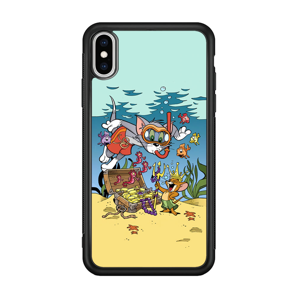 Tom and Jerry The King of The Sea iPhone Xs Max Case