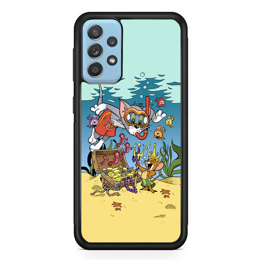 Tom and Jerry The King of The Sea Samsung Galaxy A72 Case