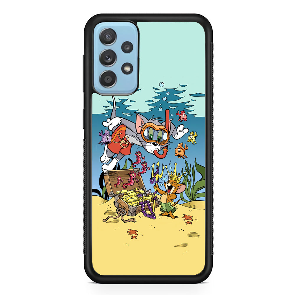 Tom and Jerry The King of The Sea Samsung Galaxy A52 Case