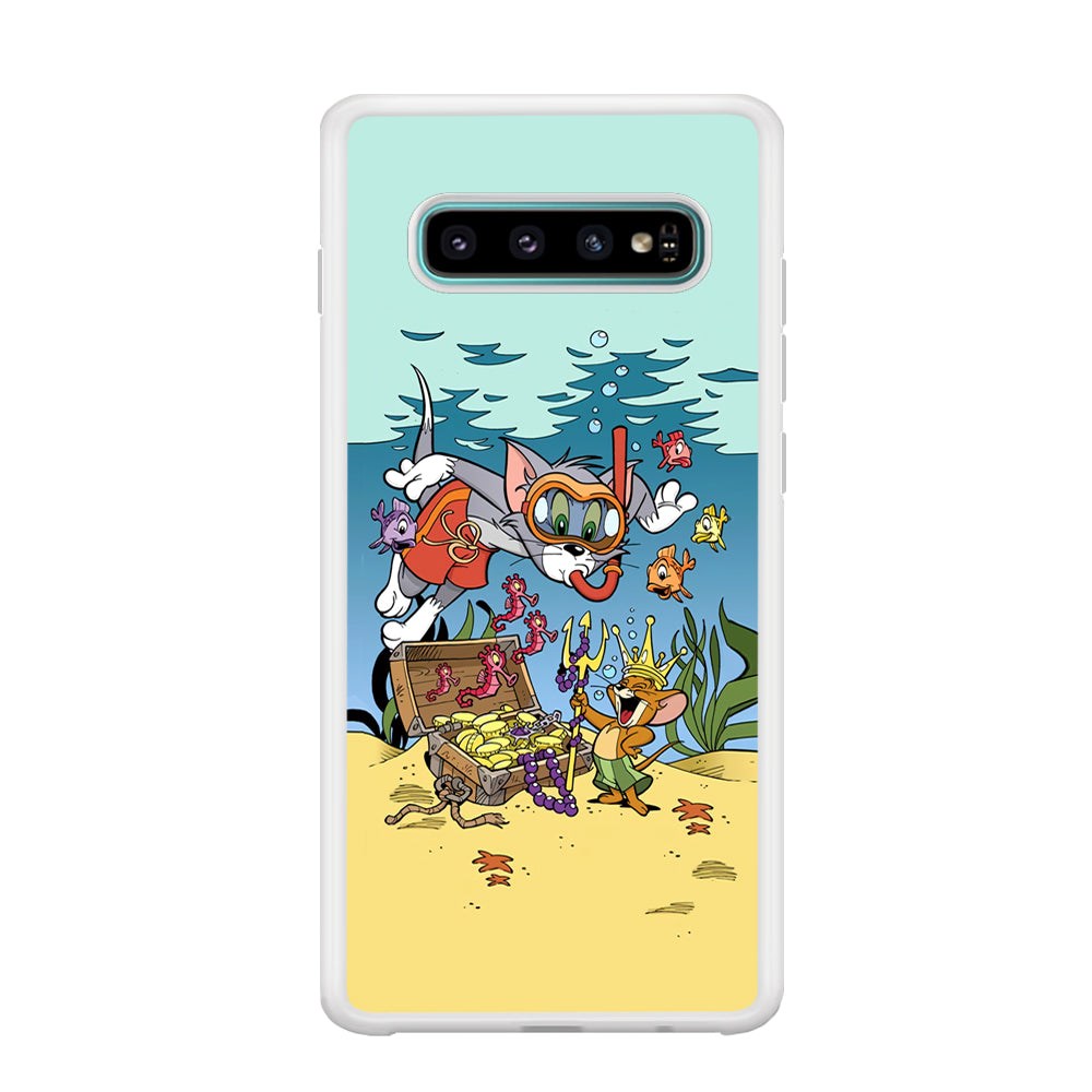 Tom and Jerry The King of The Sea Samsung Galaxy S10 Case