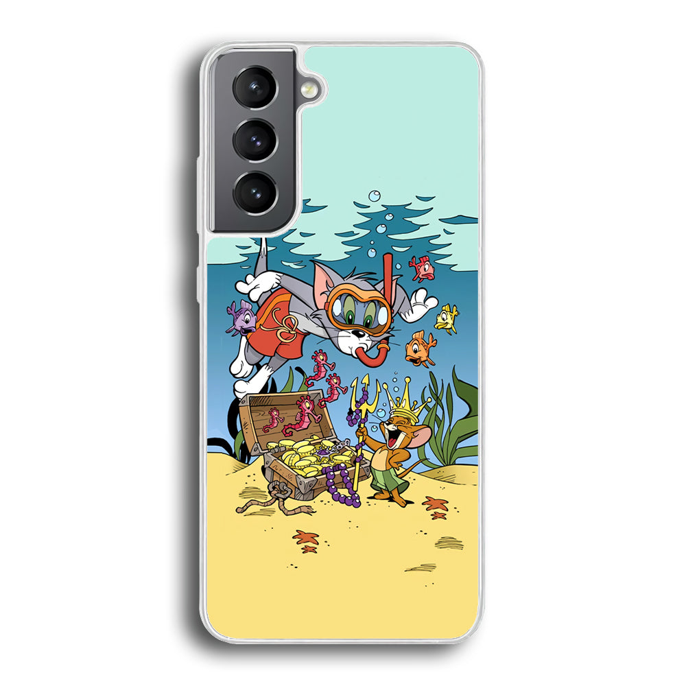 Tom and Jerry The King of The Sea Samsung Galaxy S21 Case