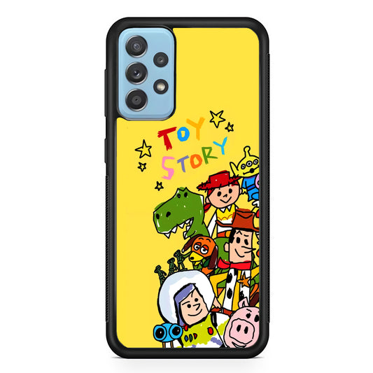 Toy Story Crayon Drawing Samsung Galaxy A52 Case