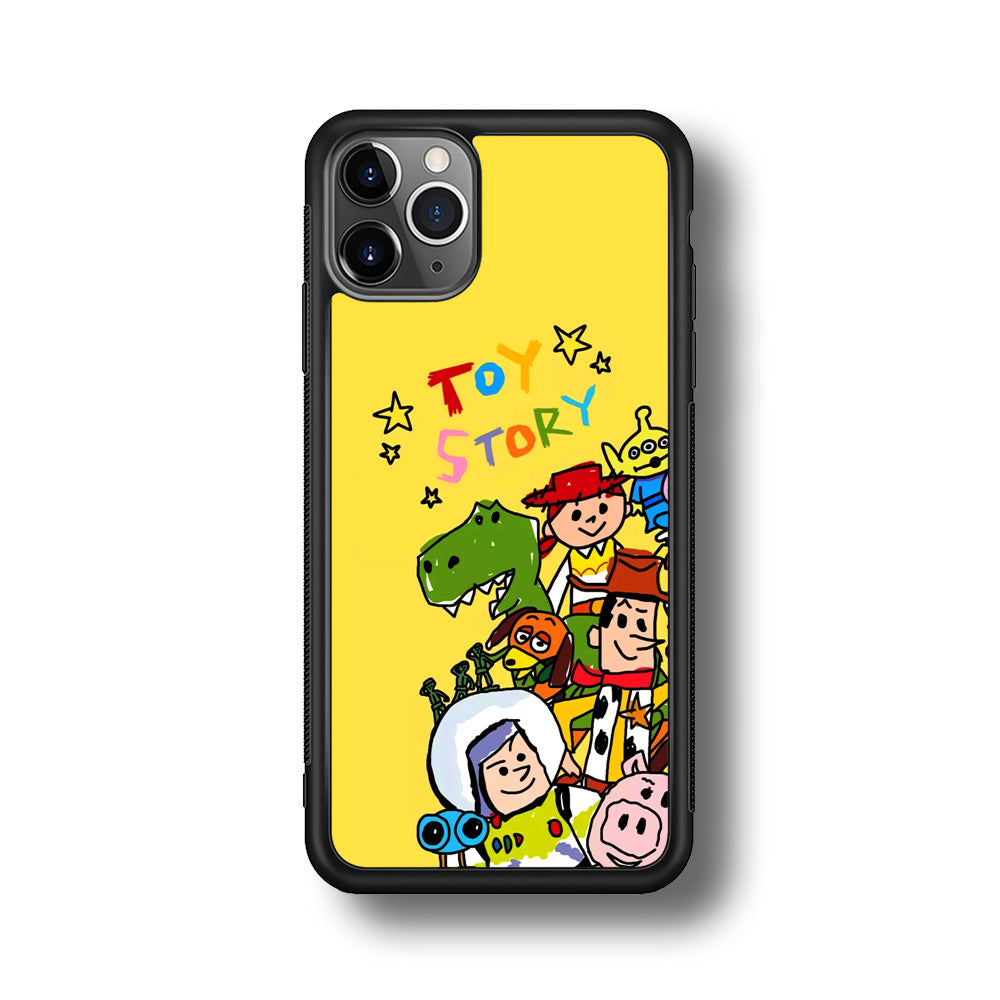 Toy Story Crayon Drawing iPhone 11 Pro Case