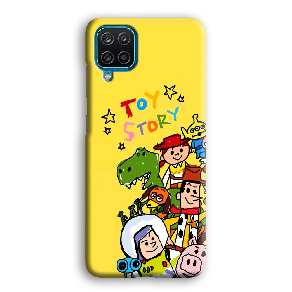 Toy Story Crayon Drawing Samsung Galaxy A12 Case