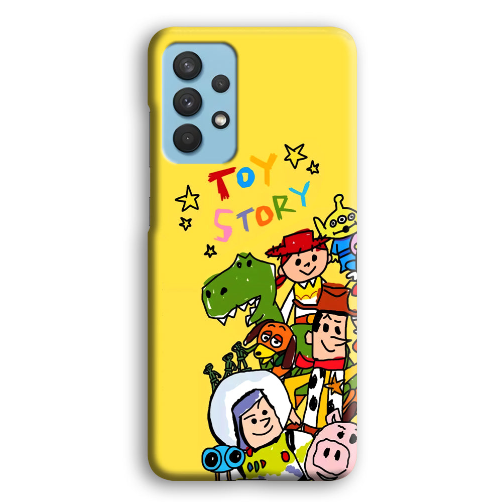 Toy Story Crayon Drawing Samsung Galaxy A32 Case