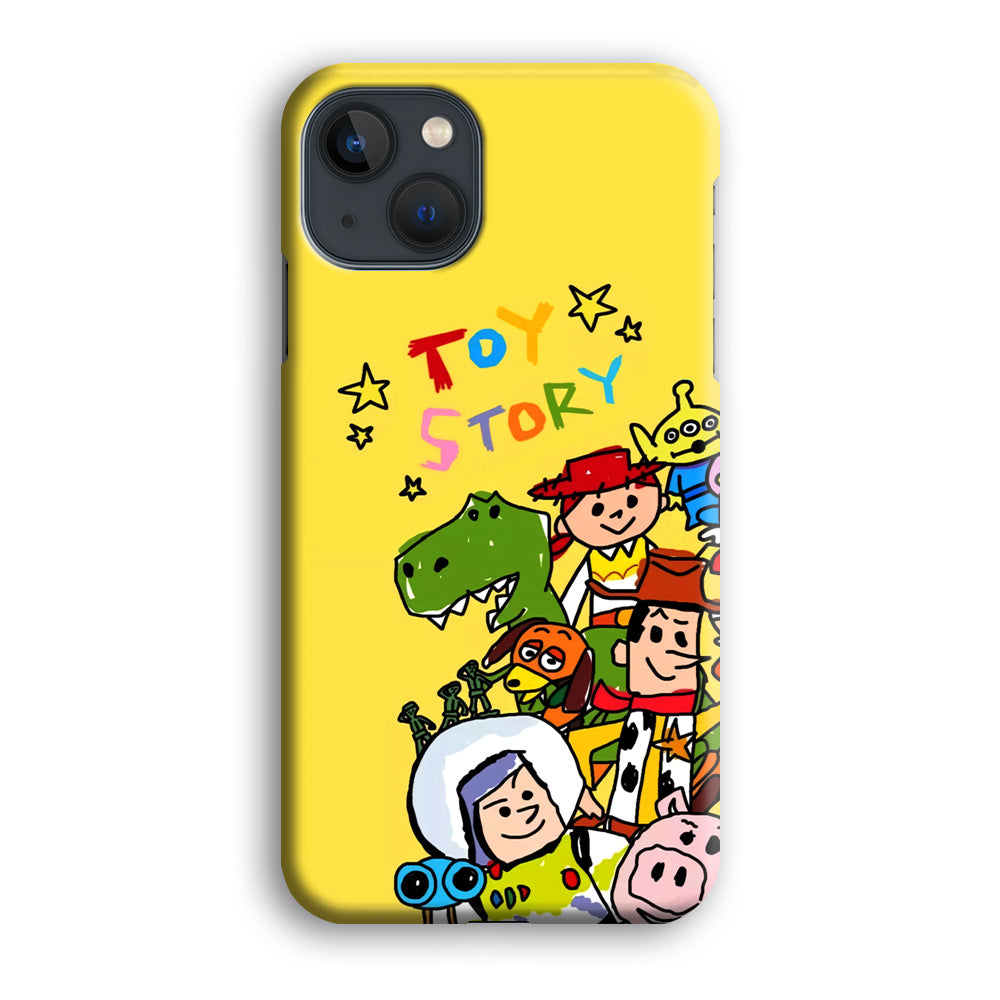 Toy Story Crayon Drawing iPhone 13 Case