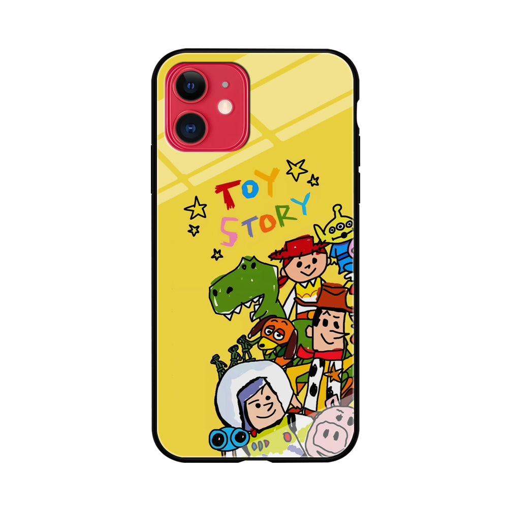 Toy Story Crayon Drawing iPhone 11 Case