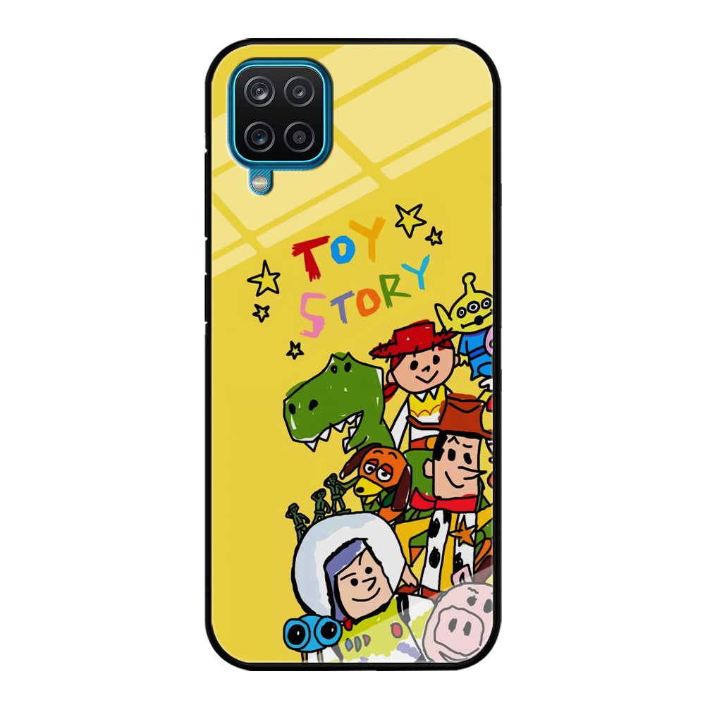 Toy Story Crayon Drawing Samsung Galaxy A12 Case