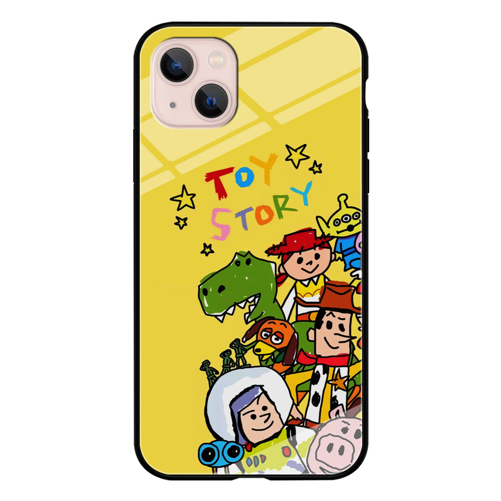 Toy Story Crayon Drawing iPhone 13 Case