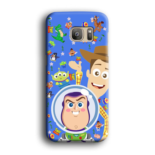 Toy Story Awesome Duet Samsung Galaxy S7 Edge 3D Case
