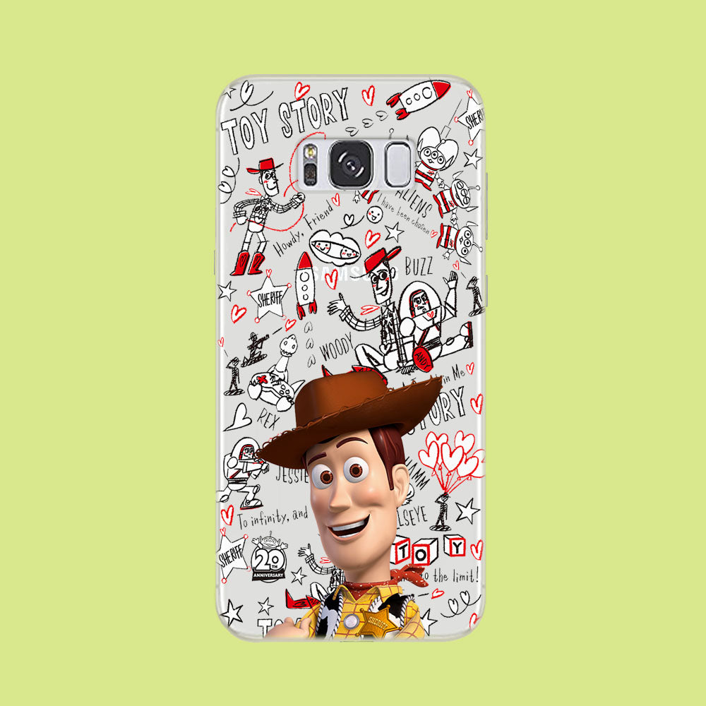 Toy Story Player Maker Samsung Galaxy S8 Clear Case