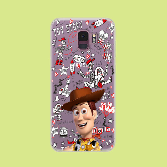 Toy Story Player Maker Samsung Galaxy S9 Clear Case