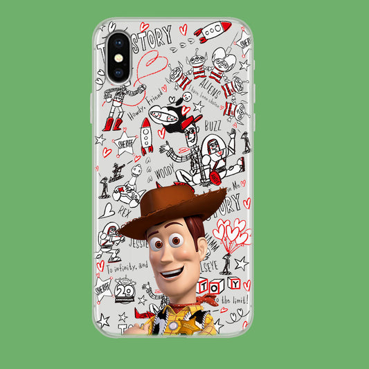 Toy Story Player Maker iPhone Xs Clear Case