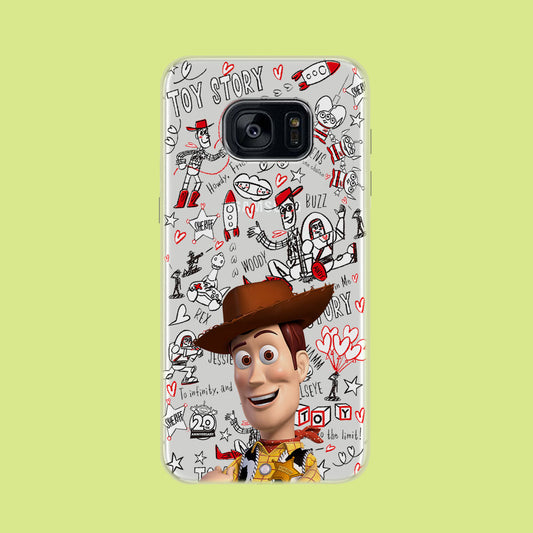 Toy Story Player Maker Samsung Galaxy S7 Edge Clear Case