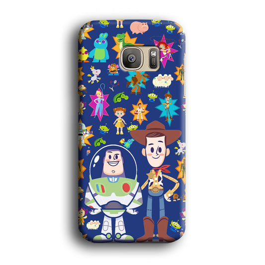 Toy Story Ready to Serve Samsung Galaxy S7 Edge 3D Case
