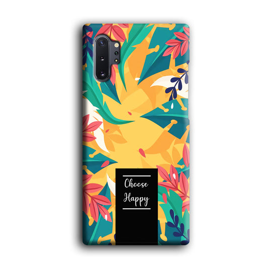 Tropical Colour Flower Shade Samsung Galaxy Note 10 Plus 3D Case